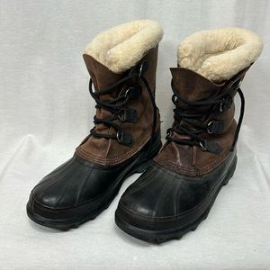 Men’s Sorel Bighorn Winter Boots Size 11 Vintage Canadian made!!! Super Warm!
